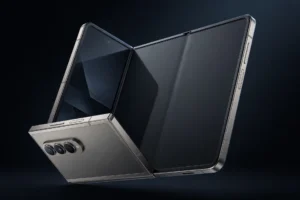 iPhone Duo Australia foldable smartphone half-open showing inner display, is it worth it?