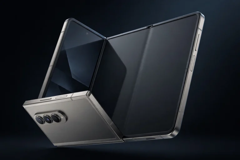 iPhone Duo Australia foldable smartphone half-open showing inner display, is it worth it?