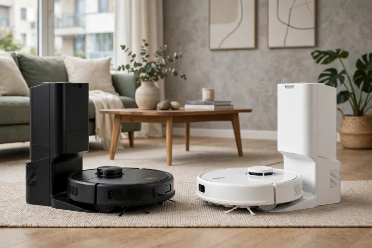 Roborock Qrevo Edge 3 Pro vs Saros 20 robot vacuum comparison