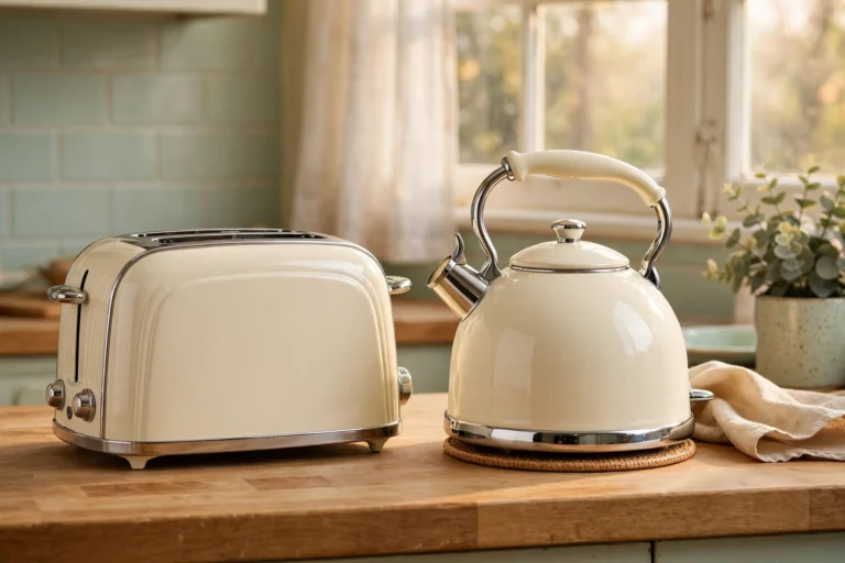 Smeg Moonlight 2026 Colour of the Year kettle and toaster