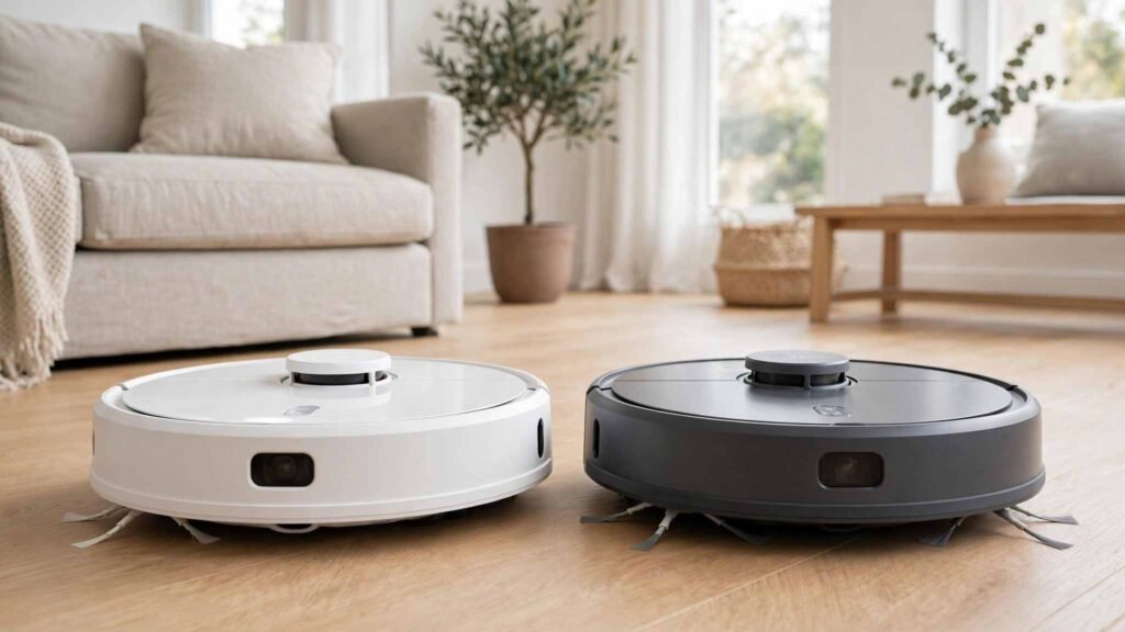 Narwal Flow 2 vs Roborock Saros 20 robot vacuum comparison Australia